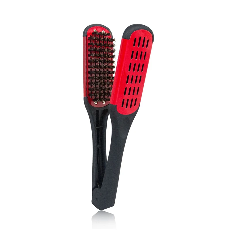 V Shape Plastic Hair Straightening Comb